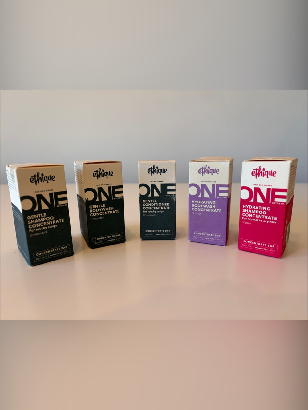 NIB Ethique Bundle! Includes 5 products, all new-in-box